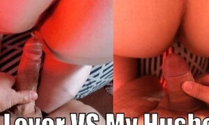 When my husband fucks me VS when a big dick fucks me (Real Amateur Cuckold)