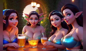 AI Uncensored Upscale Sexy Indian Desi Women in Disney Princess Style