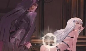 JESSICAS CURSE - GOTH WHITE HAIR LESBIAN GALERY