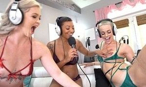 Truth Or Dare Turns Girl-Girl Threeway