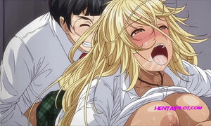 Blonde Student Fuck Teacher To Pass The Test - Exclusive Hentai