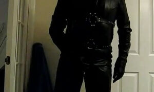 Leather catsuit