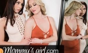 MommysGirl Great Gal Aidra Fox Fondles Twats with Step-COUGAR